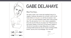 Desktop Screenshot of gabedelahaye.com